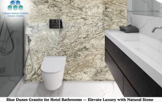 Blue Dunes Granite for Hotel Bathrooms — Elevate Luxury with Natural Stone Beauty