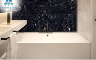 Titanium Black Granite for Stylish Bathrooms: Bold Elegance Meets Modern Design