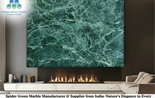 Spider Green Marble Manufacturer & Supplier from India: Nature’s Elegance in Every Slab