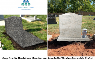 Gray Granite Headstones Manufacturer from India: Timeless Memorials Crafted with Care