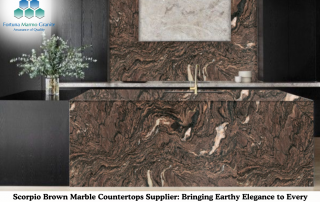 Scorpio Brown Marble Countertops Supplier: Bringing Earthy Elegance to Every Surface