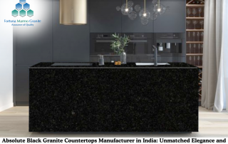 Absolute Black Granite Countertops Manufacturer in India: Unmatched Elegance and Durability
