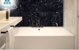 Titanium Black Granite for Stylish Bathrooms: Bold Elegance Meets Modern Design