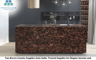 Tan Brown Granite Supplier from India: Trusted Supplier for Elegant Interior and Exterior Designs