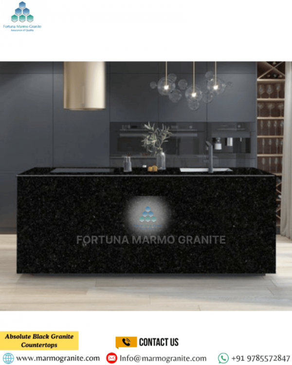 Absolute Black Granite Countertops