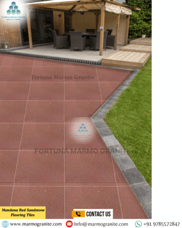 Mandana Red Sandstone Flooring Tiles Mandana Red Sandstone Flooring Tiles