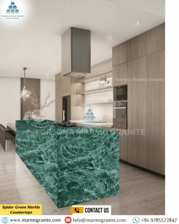 Spider Green Marble Countertops