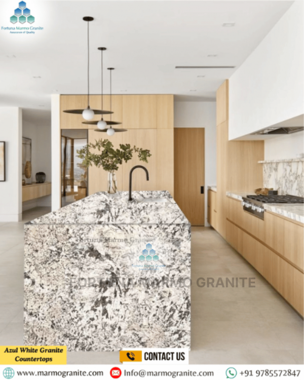 Azul White Granite Countertops