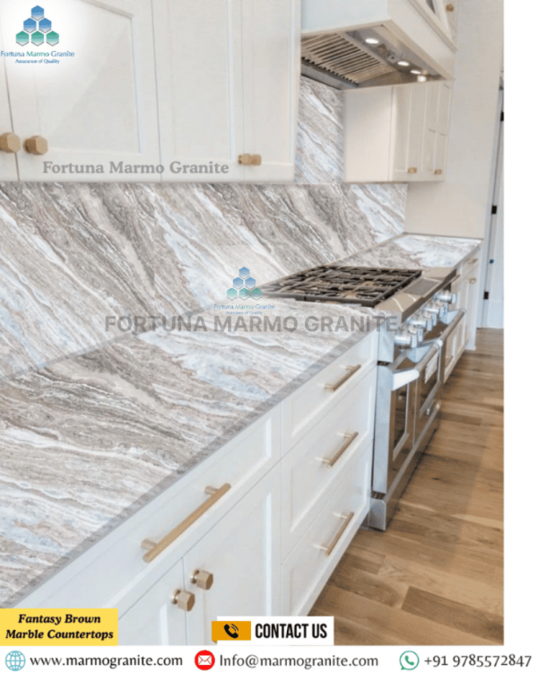 Fantasy Brown Marble Countertops