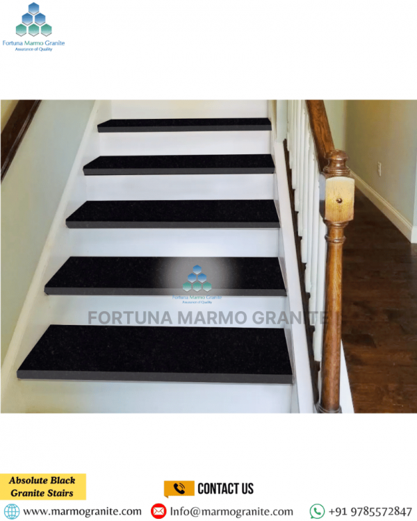 Absolute Black Granite Stairs Absolute Black Granite Stairs
