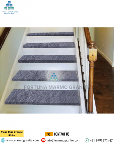 Vizag Blue Granite Stairs