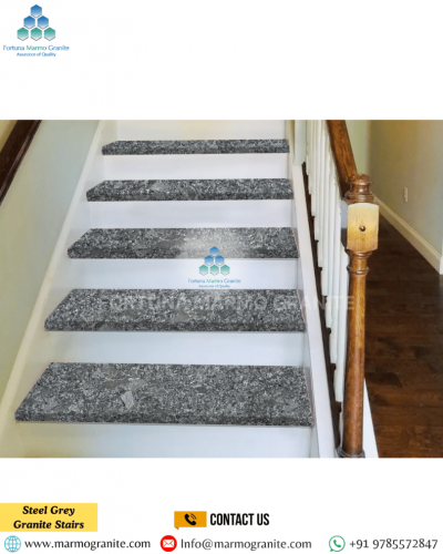 Steel Grey Granite Stairs Steel Grey Granite Stairs