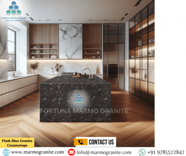Flash Blue Granite Countertops