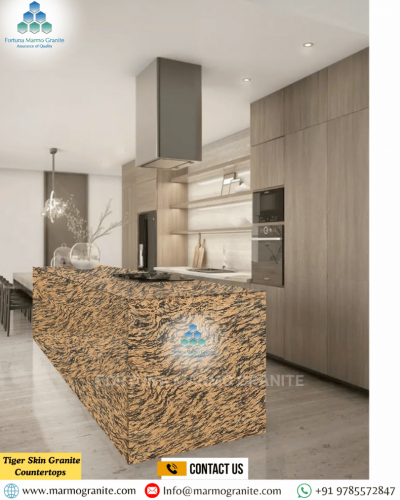 Tiger Skin Granite Countertops