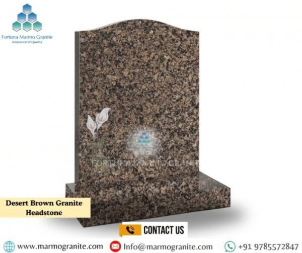 Desert Brown Granite Headstone