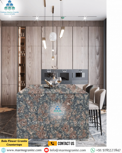 Bala Flower Granite Countertops 