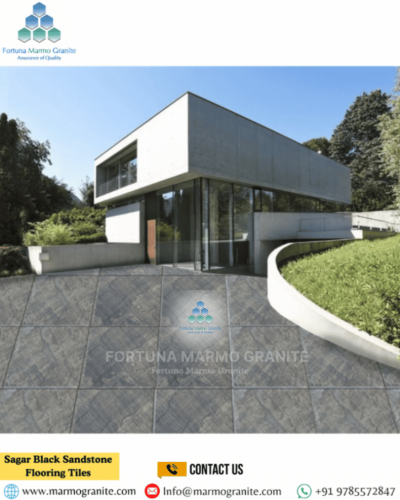 Sagar Black Sandstone Flooring Tiles Sagar Black Sandstone Flooring Tiles