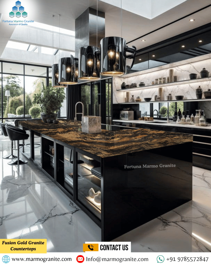 Fusion Gold Granite Countertops