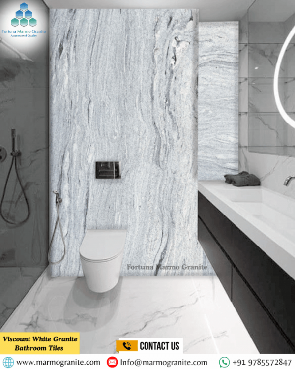 Viscount White Granite Bathroom Tiles