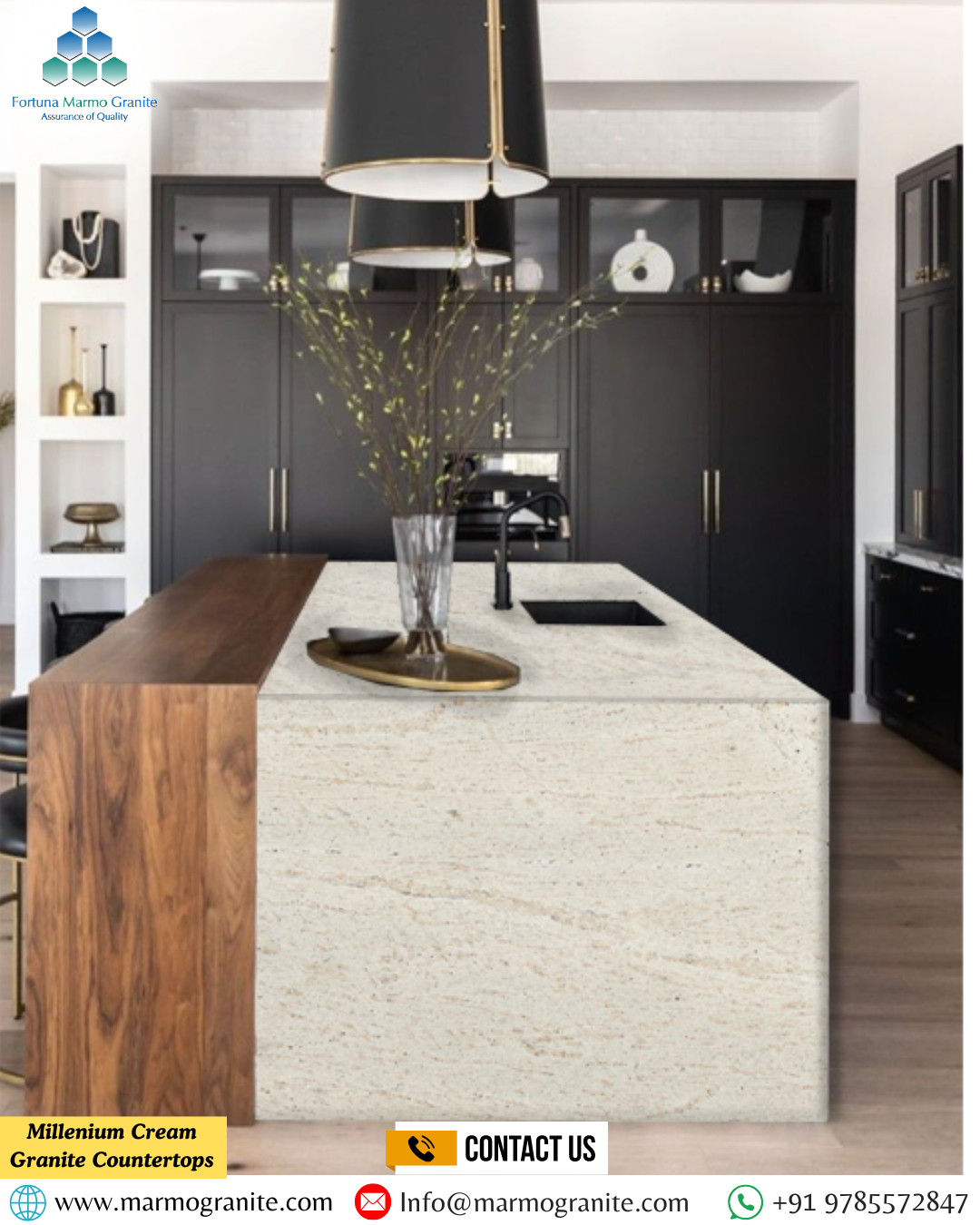 Millenium Cream Granite Countertops Millenium Cream Granite Countertops