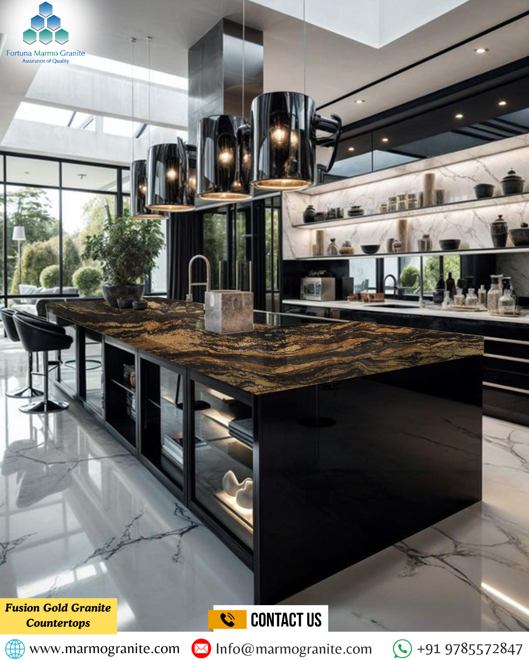 Fusion Gold Granite Countertops