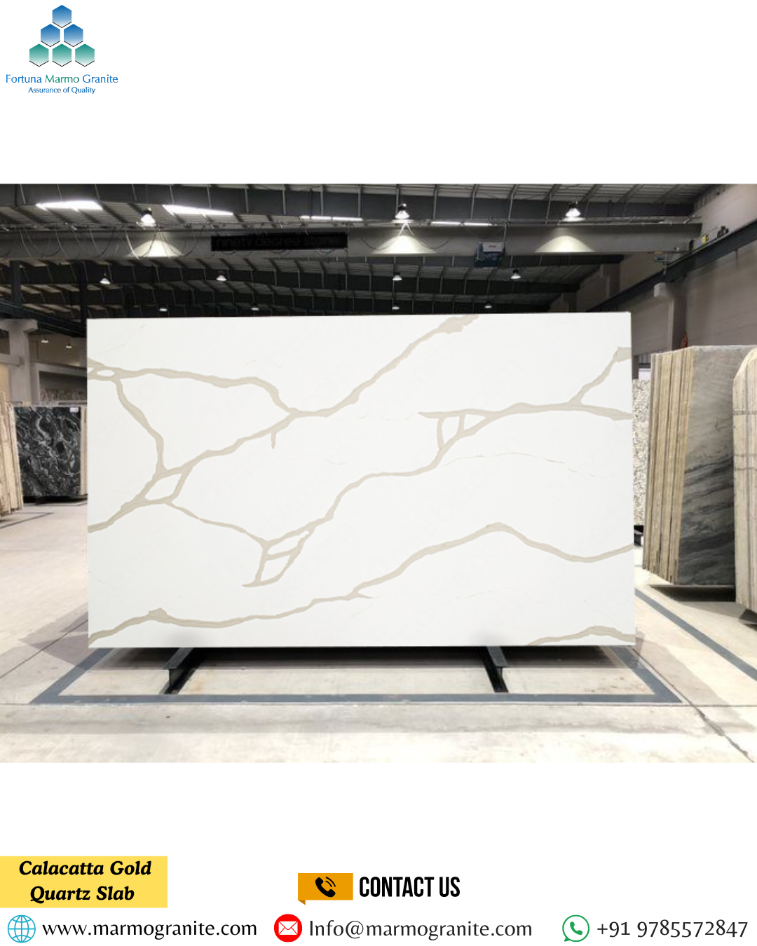 Calacatta Gold Quartz Slab Calacatta Gold Quartz Slab
