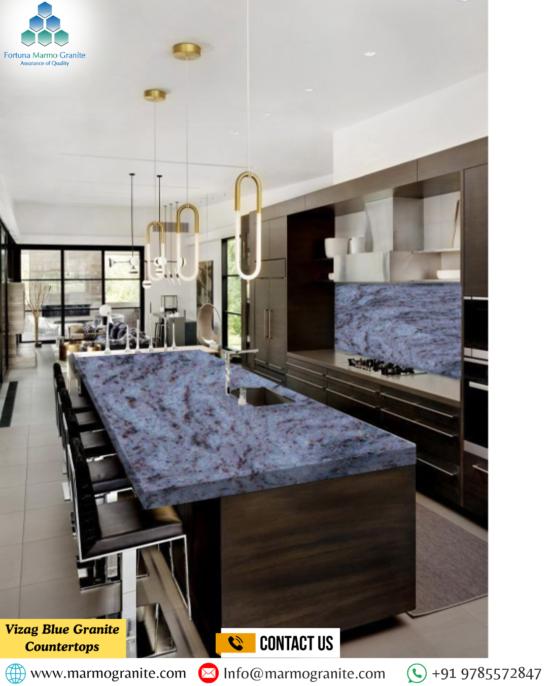 Vizag Blue Granite Countertops Vizag Blue Granite Countertops