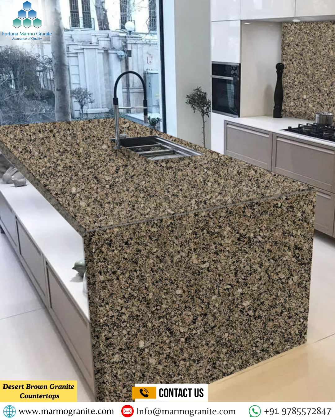 Desert Brown Granite Countertops