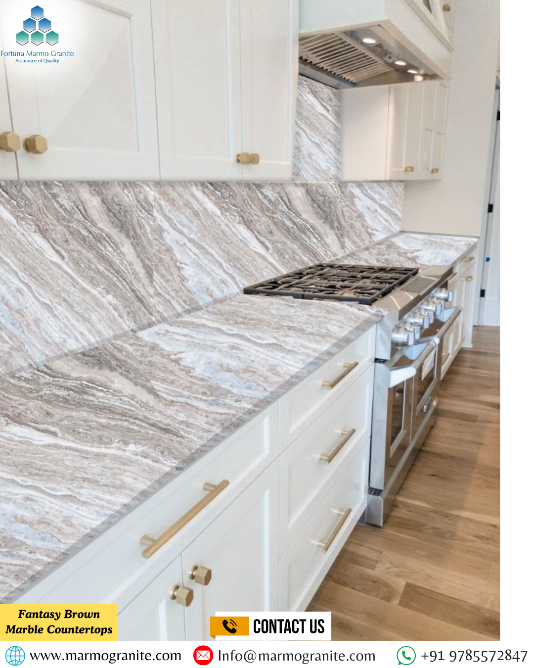 Fantasy Brown Marble Countertops