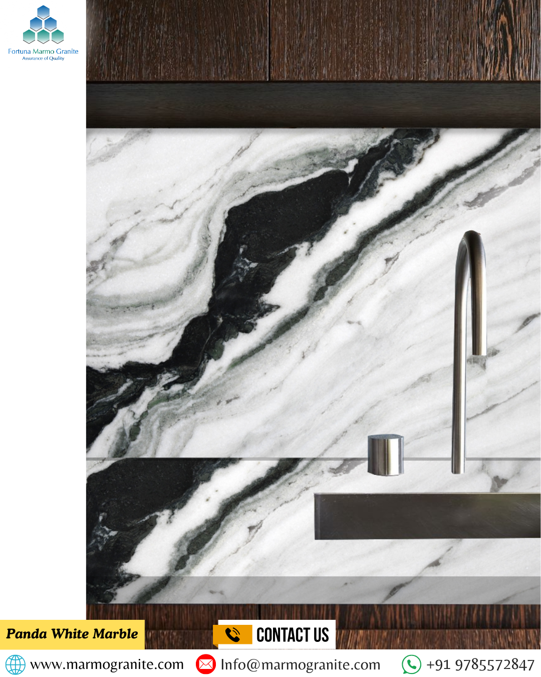 Panda White Marble 