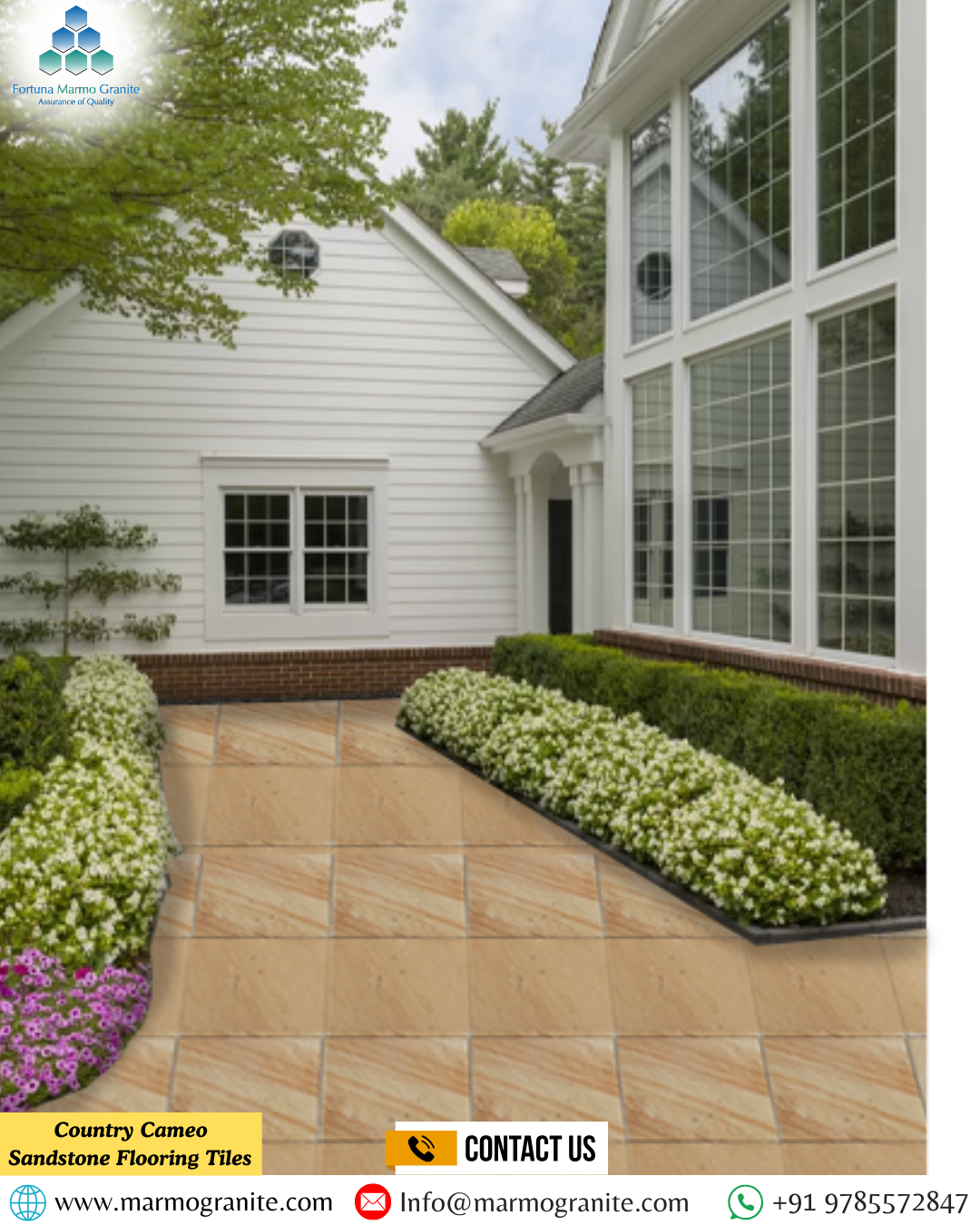 Country Cameo Sandstone Flooring Tiles 