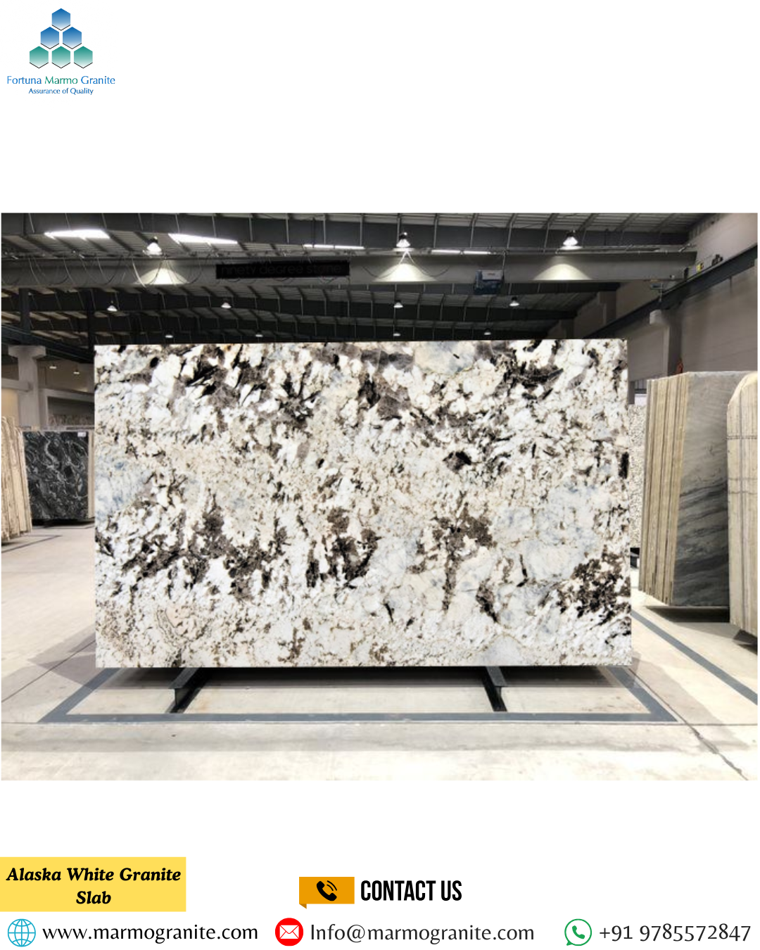 Alaska White Granite Slab