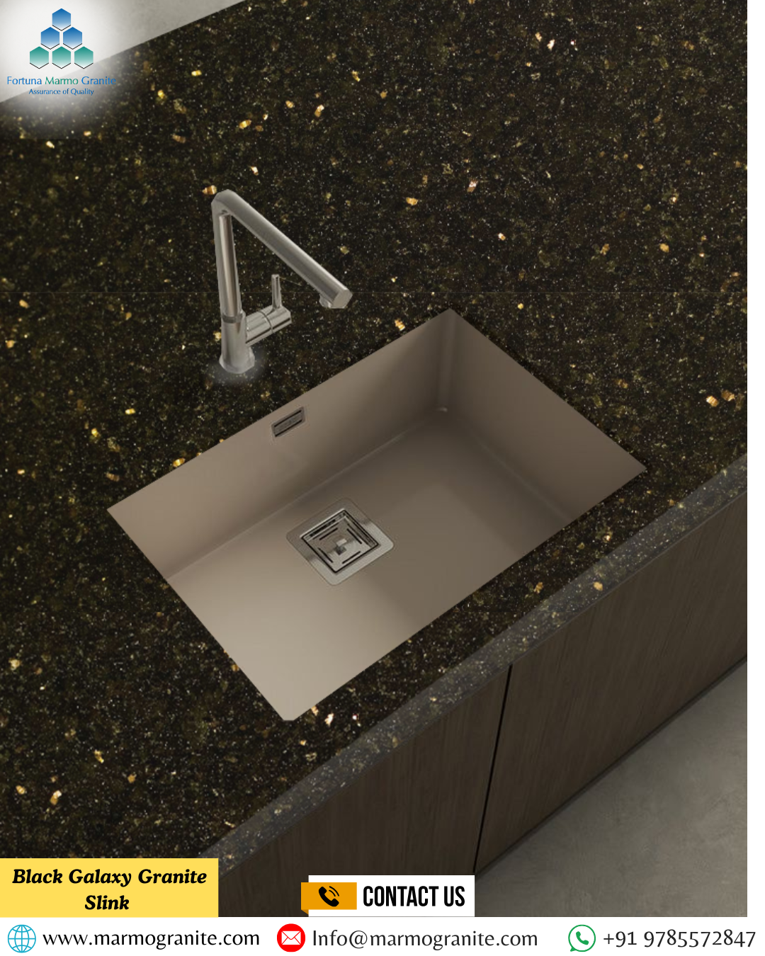 Black Galaxy Granite Slink 