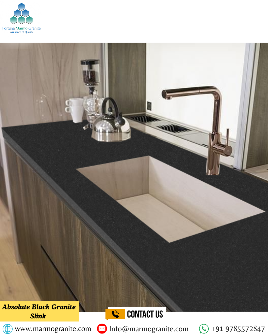 Absolute Black Granite Slink 
