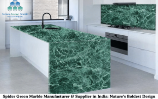 Spider Green Marble Manufacturer & Supplier in India: Nature’s Boldest Design Stone