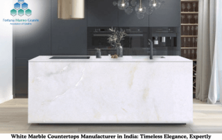 White Marble Countertops Manufacturer in India: Timeless Elegance, Expertly Crafted