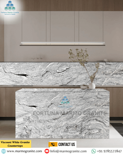 Viscount White Granite Countertops