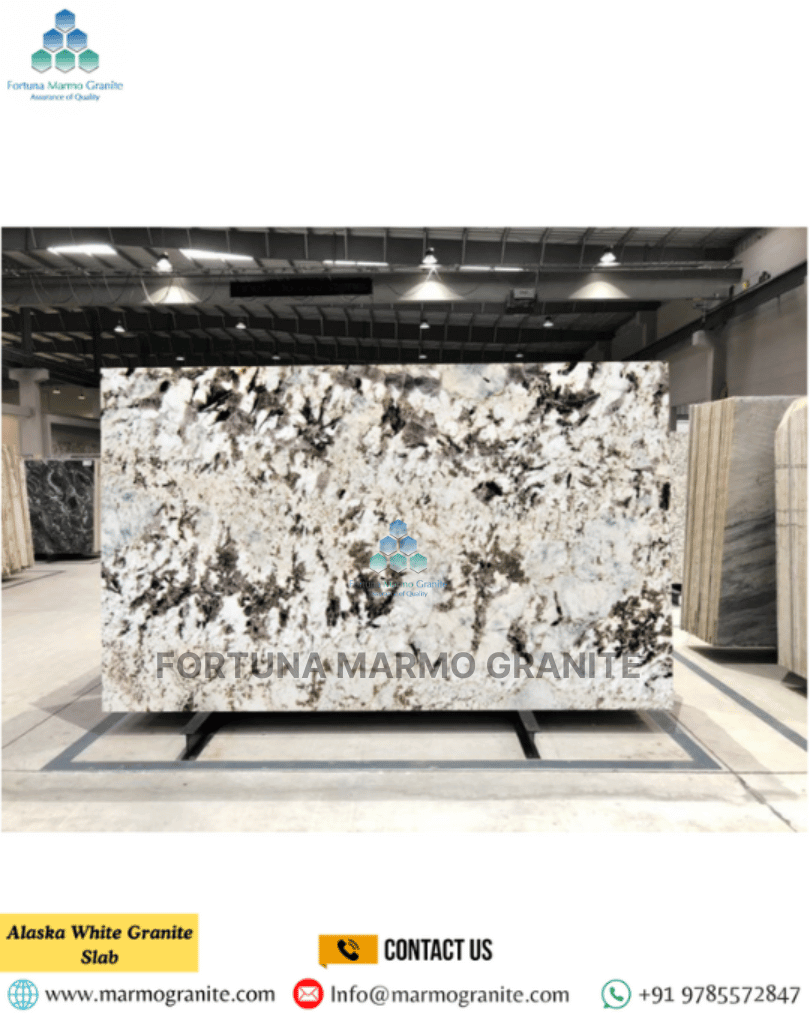 Alaska White Granite Slab Alaska White Granite Slab