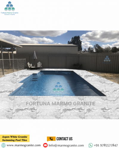 Aspen White Granite Swimming Pool Tiles