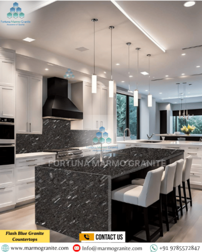 Flash Blue Granite Countertops