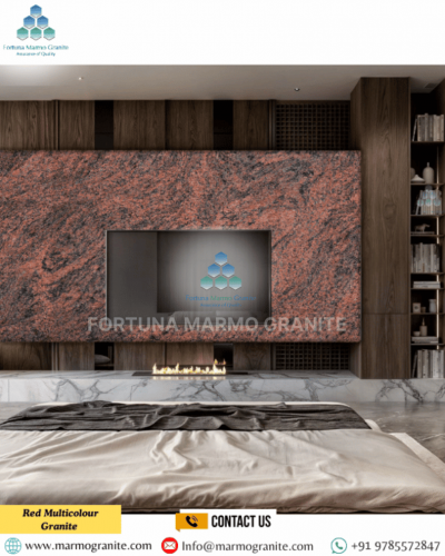 Red Multicolour Granite 