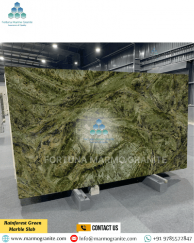 Rainforest Green Marble Slab 