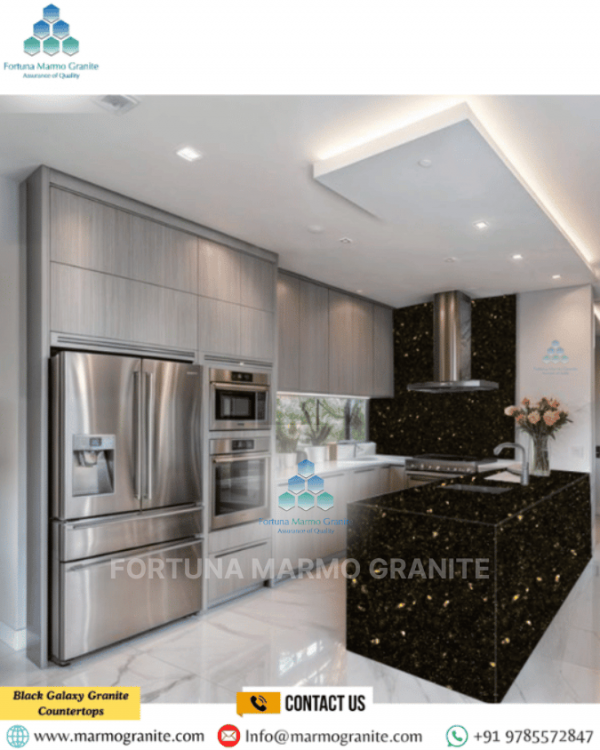 Black Galaxy Granite Countertops