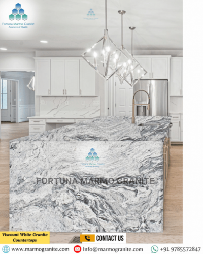 Viscount White Granite Countertops