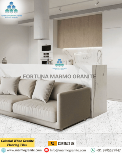 Colonial White Granite Flooring Tiles