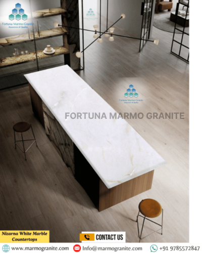 Nizarna White Marble Countertops