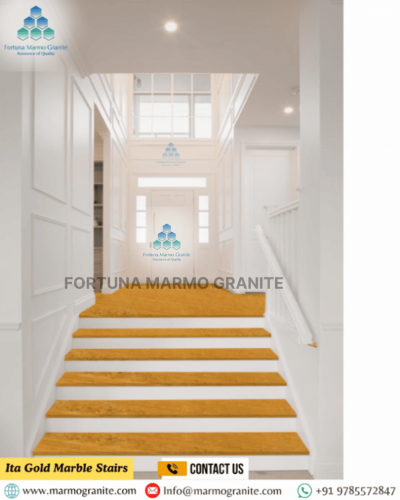 Ita Gold Marble Stairs