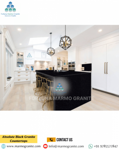 Absolute Black Granite Countertops