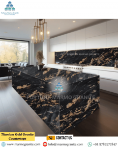 Titanium Gold Granite Countertops