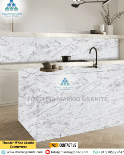 Thunder White Granite Countertops